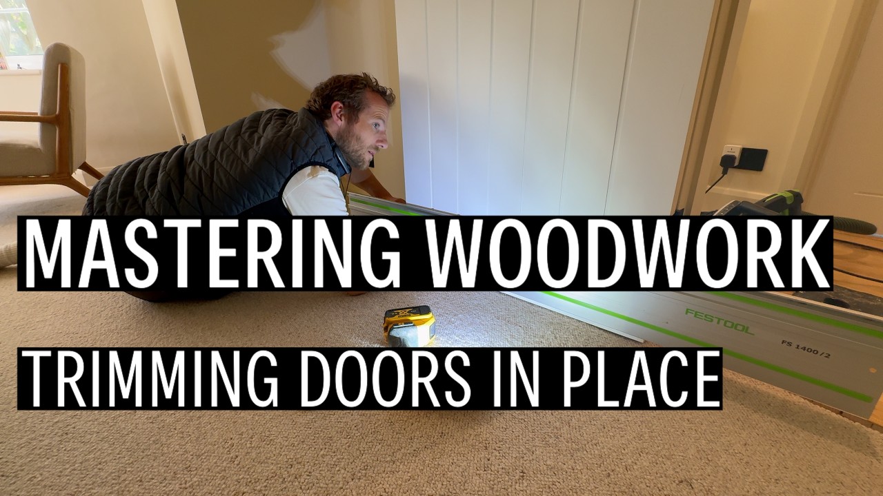 How to trim a door in situ | Easy NO MESS method | Festool | Woodworking Guide