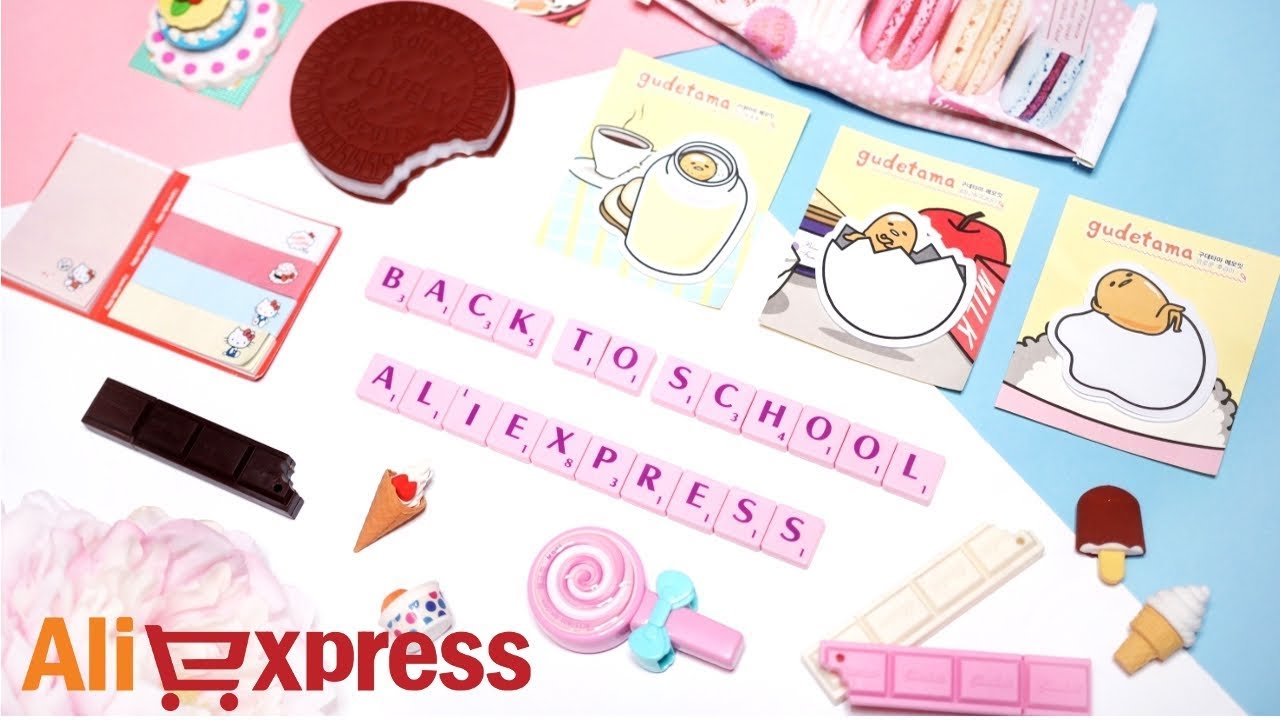 Back To School Aliexpress haul * przybory szkolne * Alimania * Candymona