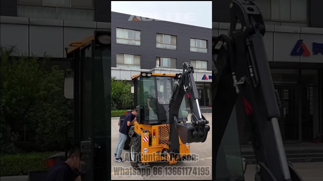 AOLITE#factorytour #aerialview #aerial #backhoe #bachoeloader #diesel #euro5 #terrain #tractorvideo