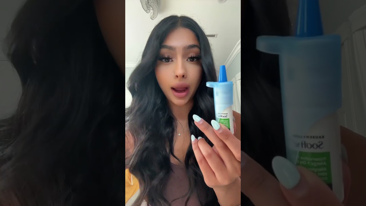 solution to dry and watery eyes!! #makeup