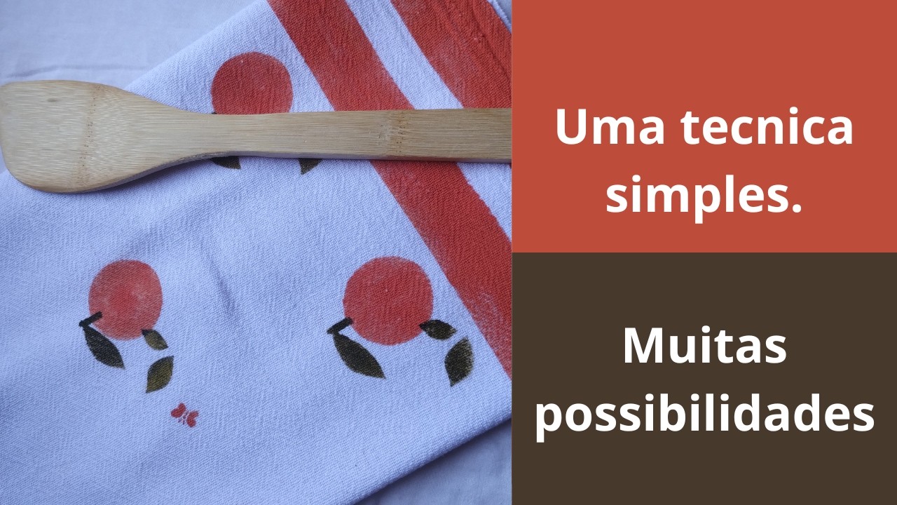 Como pintar laranjas usando stencil caseiro. Aula muito fácil! Diy