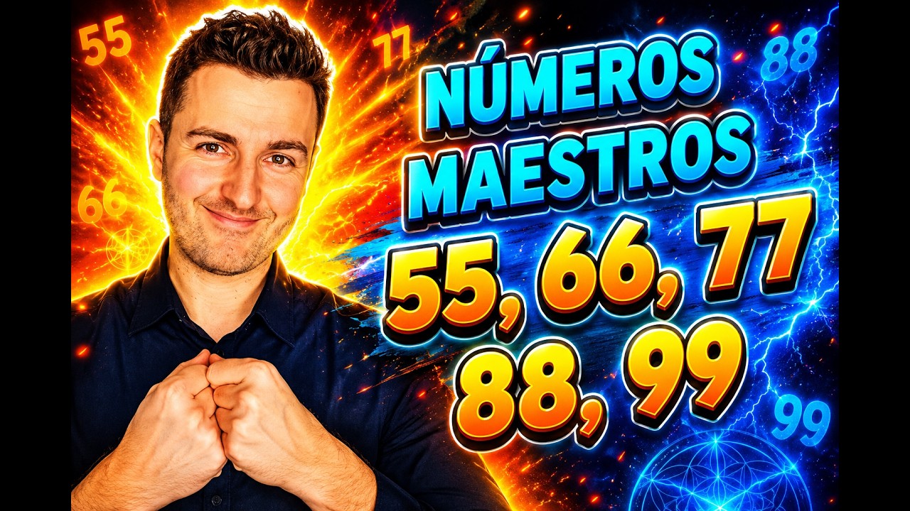 ✅ Significado de los NÚMEROS MAESTROS 55, 66, 77, 88 y 99 | Numerología de los Ángeles