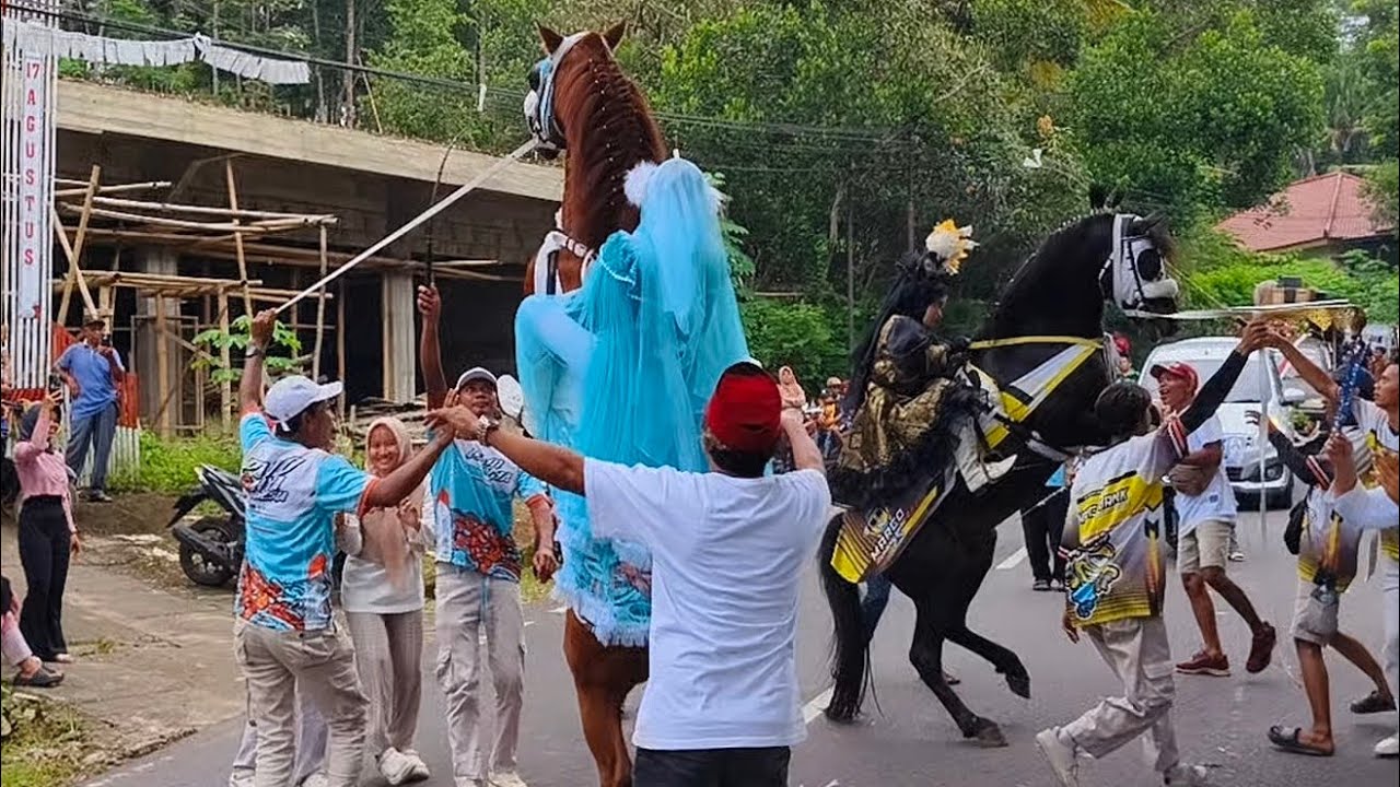 Duet kuda jingkrak!! Arak arakan Wonolalis kedungpoh loano