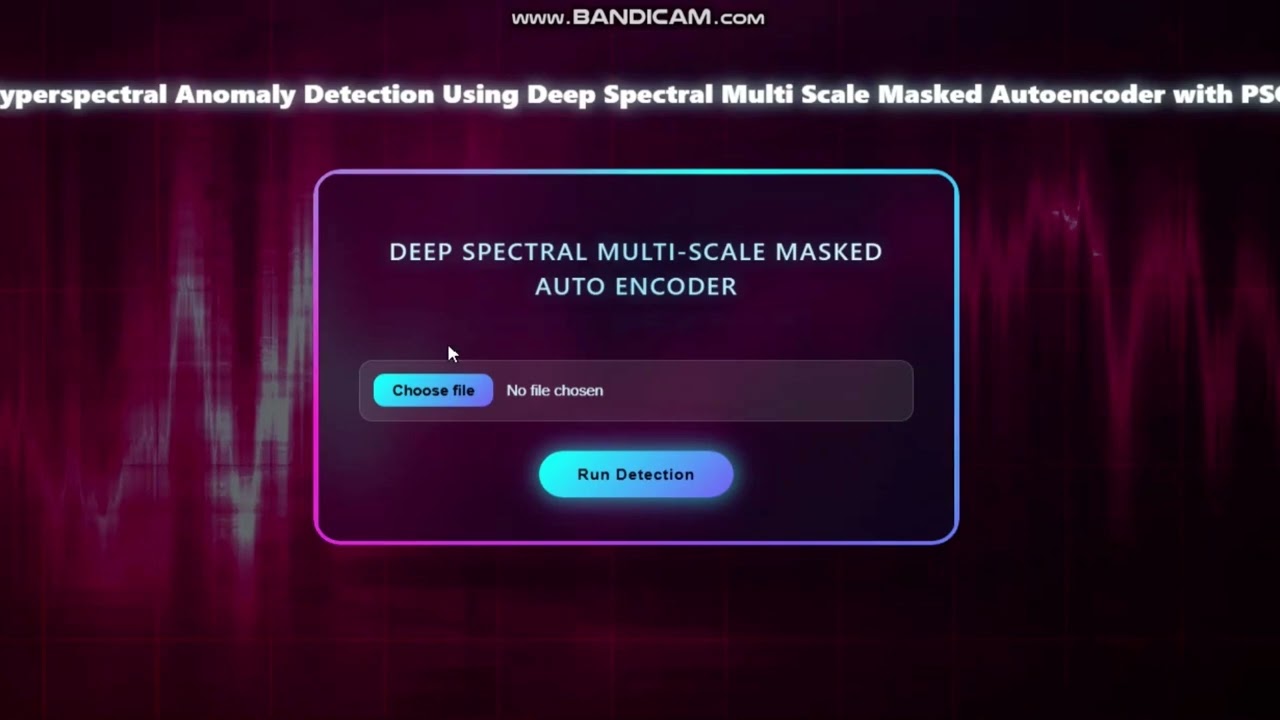 HYPERSPECTRAL ANOMALY DETECTION USING DEEP SPECTRAL MULTI SCALE MASKED AUTOENCODER WITH PSO