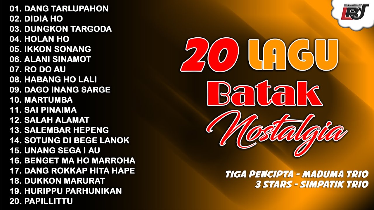 Kompilasi Lagu Batak Nostalgia Tiga Pencipta, Maduma Trio, 3 Stars, Simpatik Trio | Lagu Batak Lawas