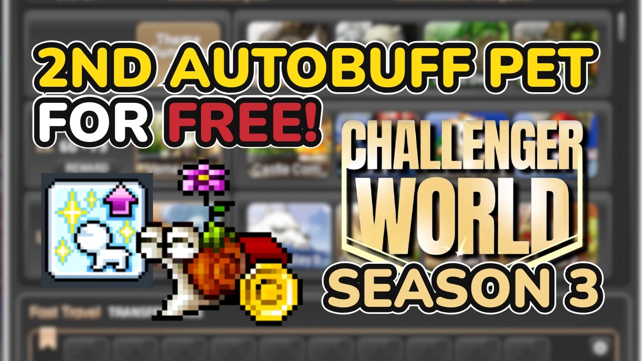 Get another AUTOBUFF pet... FOR FREE!! - Challenger World 3