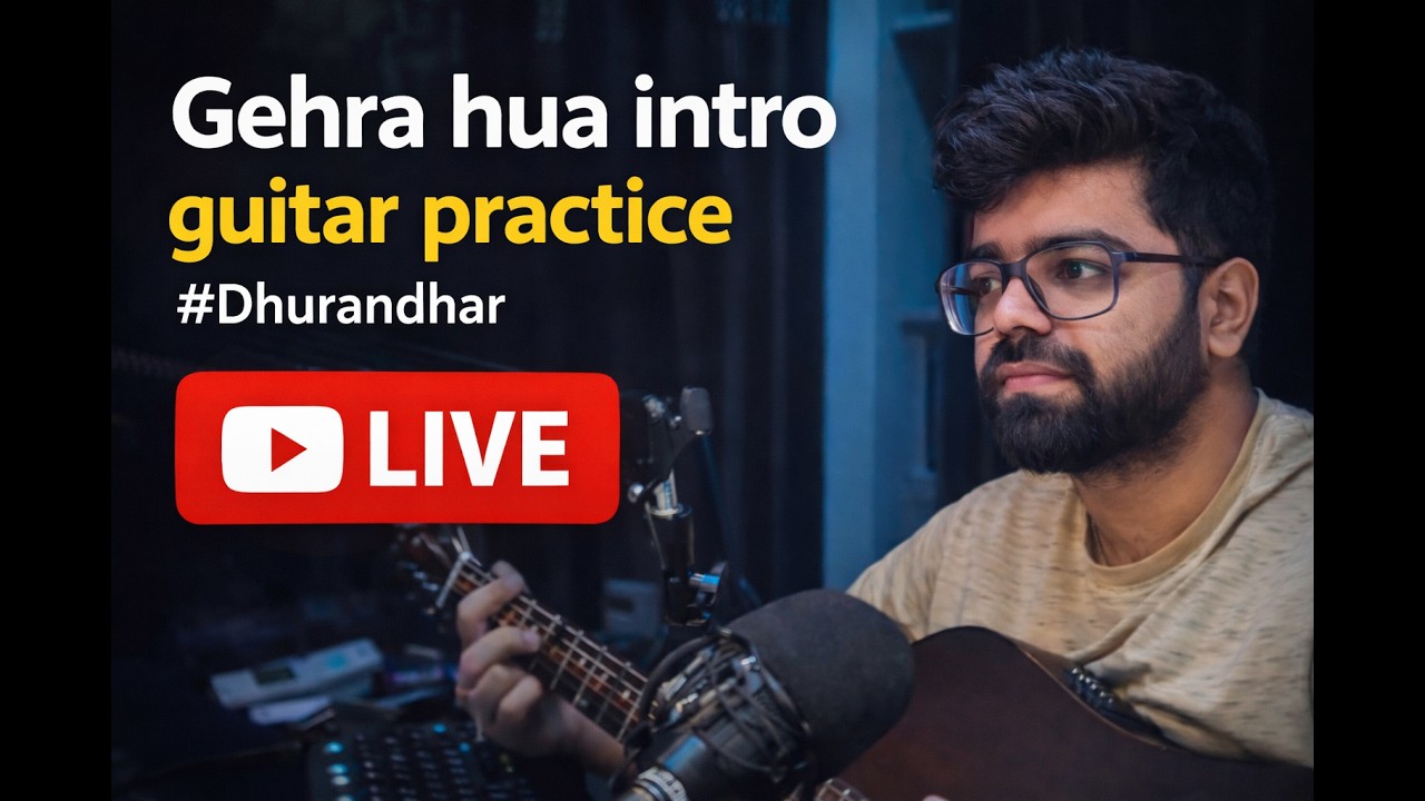 Gehra hua guitar practice #dhurandhar #guitar #bollywood