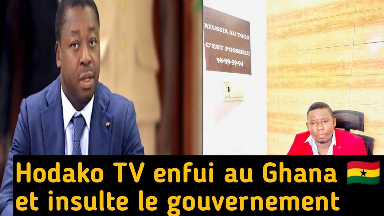 hodako TV insulte SON EXCELLENCE  FAURE GNASSINGBE après avoir anarquer les gens