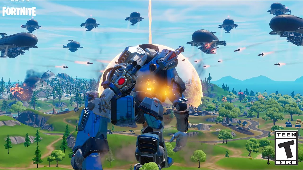 Peely saves Mecha