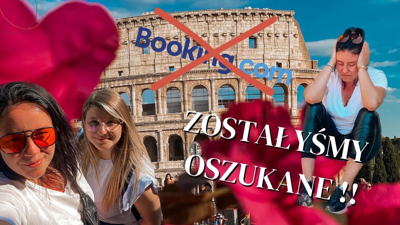 VLOG : NIE MAMY GDZIE SPAĆ | Rzym 🇮🇹 #italy #booking #travel