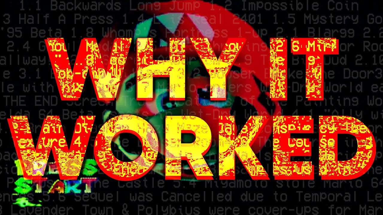 Why People Find Super Mario 64 Conspiracies Scary