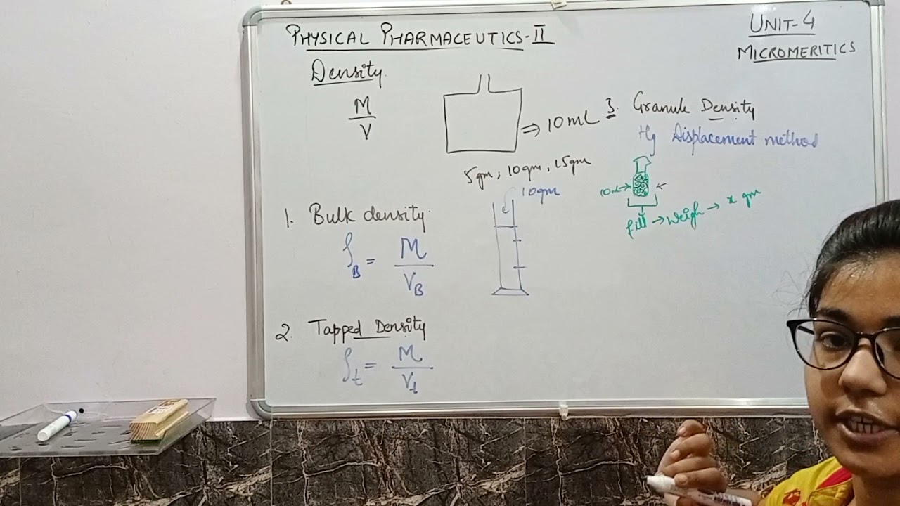 DERIVED PROPERTIES OF POWDER | BULK DENSITY | TRUE DENSITY | TAPPED DENSITY | MICROMERITICS PART 14