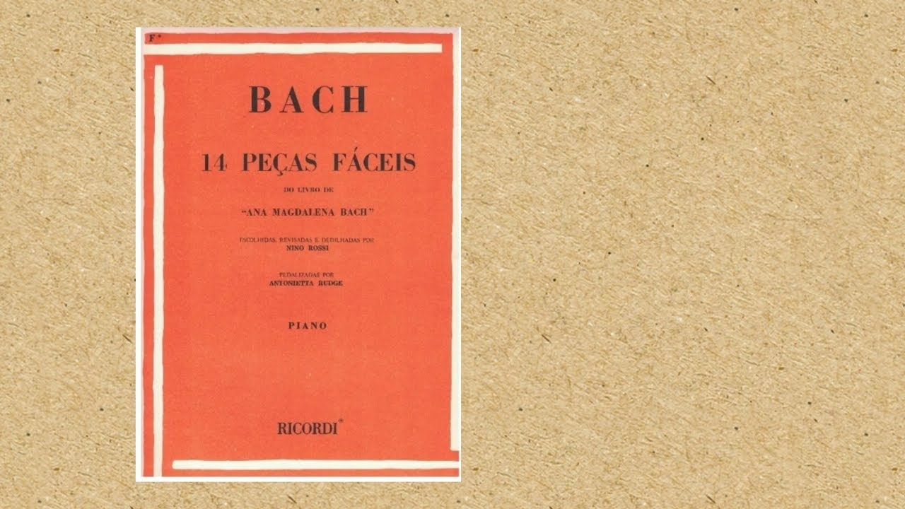 Polonaise BWV 125 P E  Bach Notebook for Anna Magdalena Bach