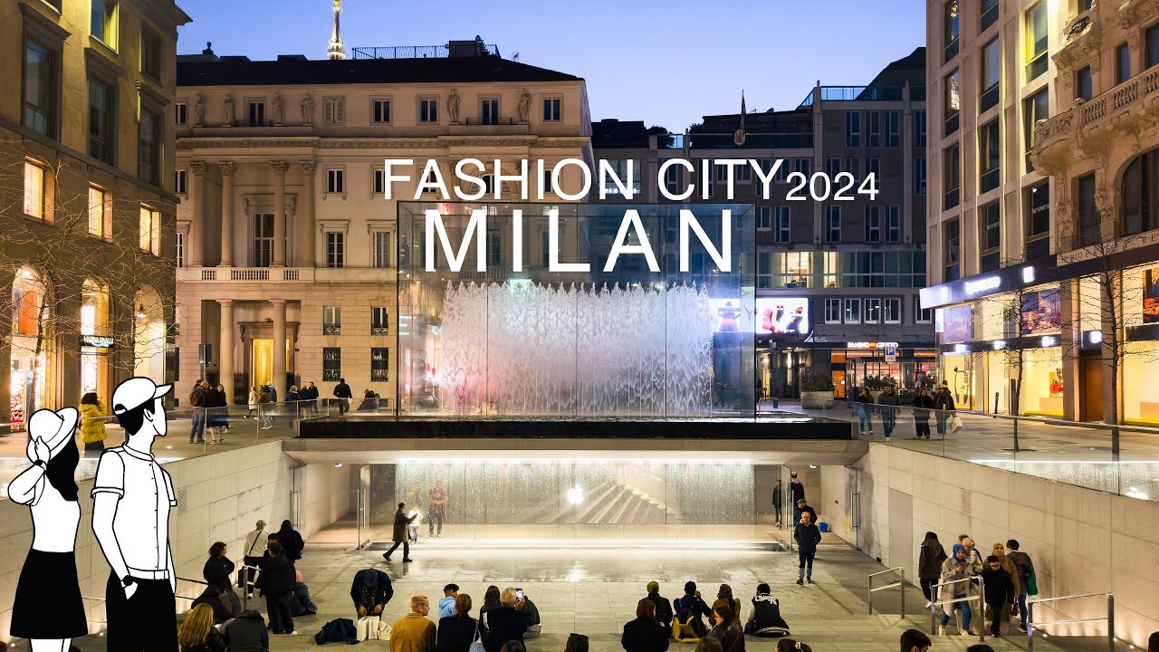 4K Милан 🇮🇹 : Город Моды 2024
