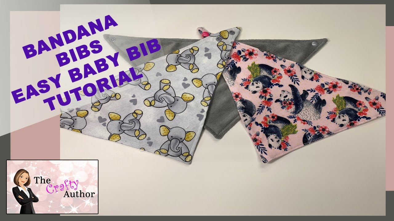 BANDANA BIBS | EASY BABY BIB TUTORIAL