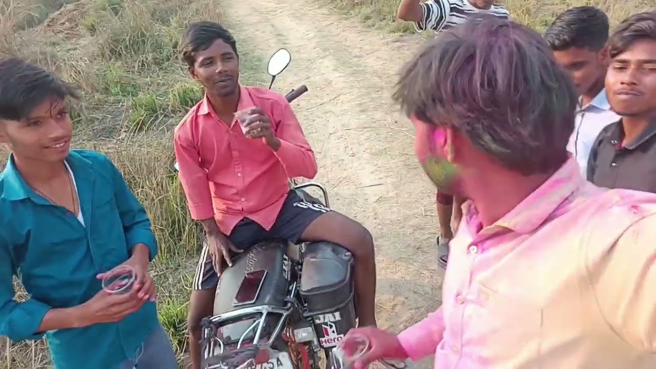 गाव् की होली कपड़ा फार 🤣❤ | holi hoto asi ho 🥰