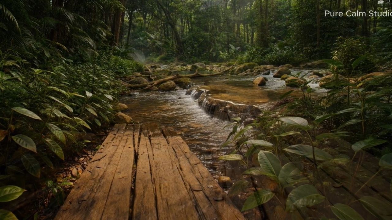 Soothing Relaxation | Untouched Rainforest River