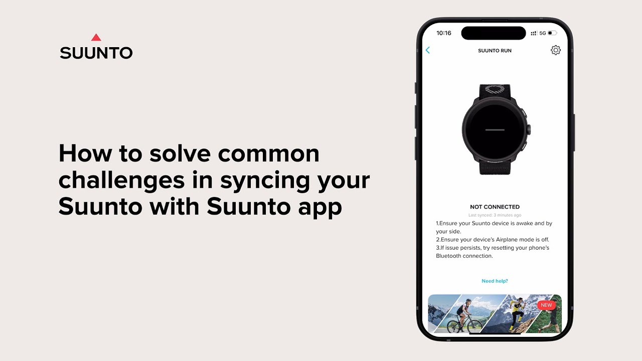 How to solve syncing challenges with Suunto app