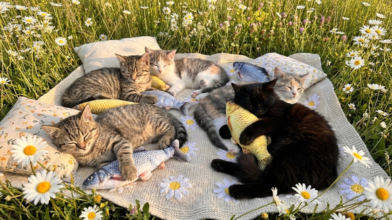 12H Cat Relaxation Music 😻 Healing Therapy for Stressed & Anxious Cats • Cat TV