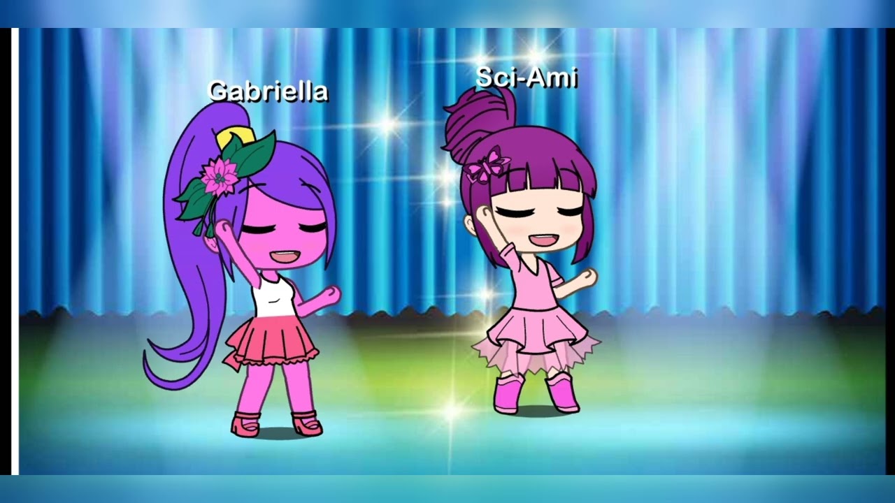 hay magia aquí secundaria del rock los juegos del rock Gacha life