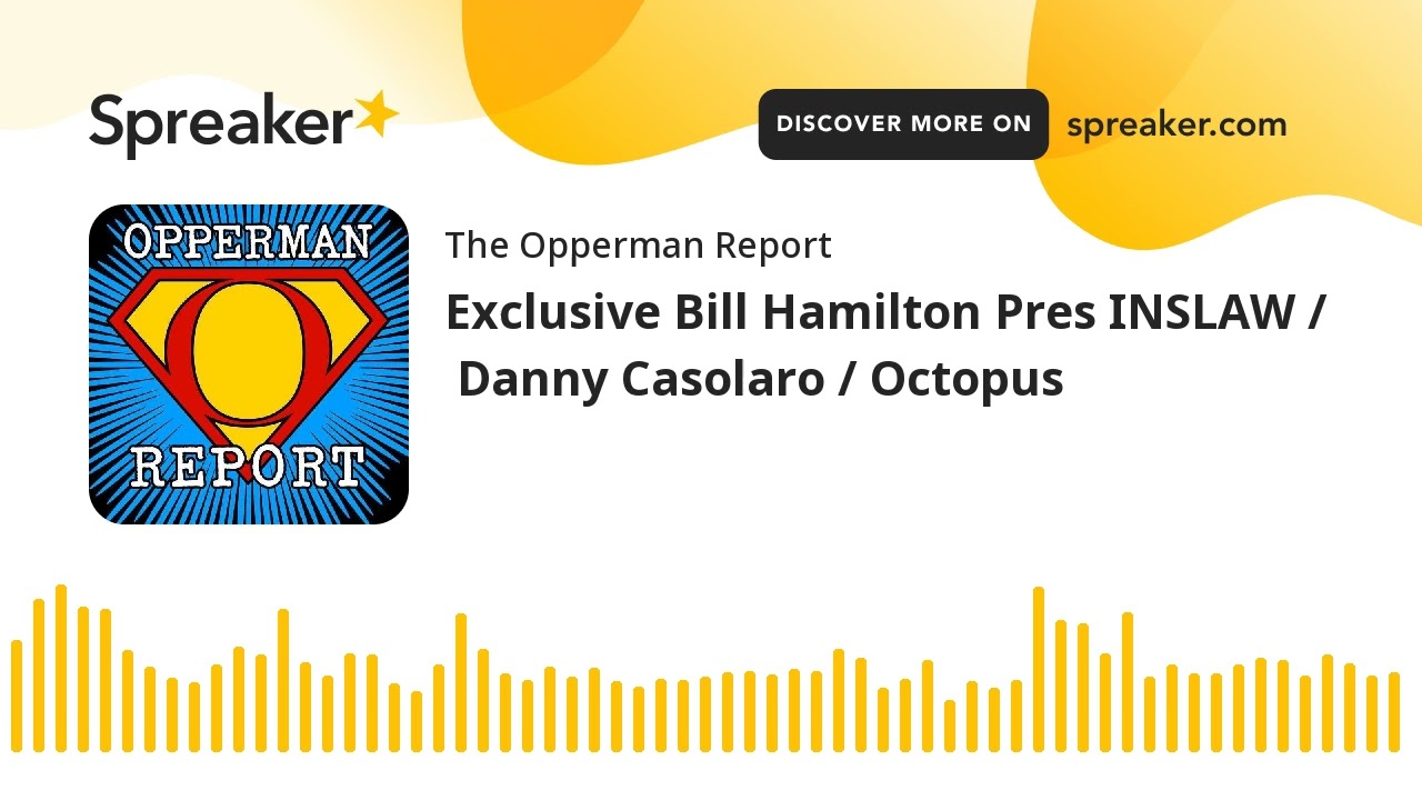 Exclusive Bill Hamilton Pres INSLAW /  Danny Casolaro / Octopus (part 1 of 4)