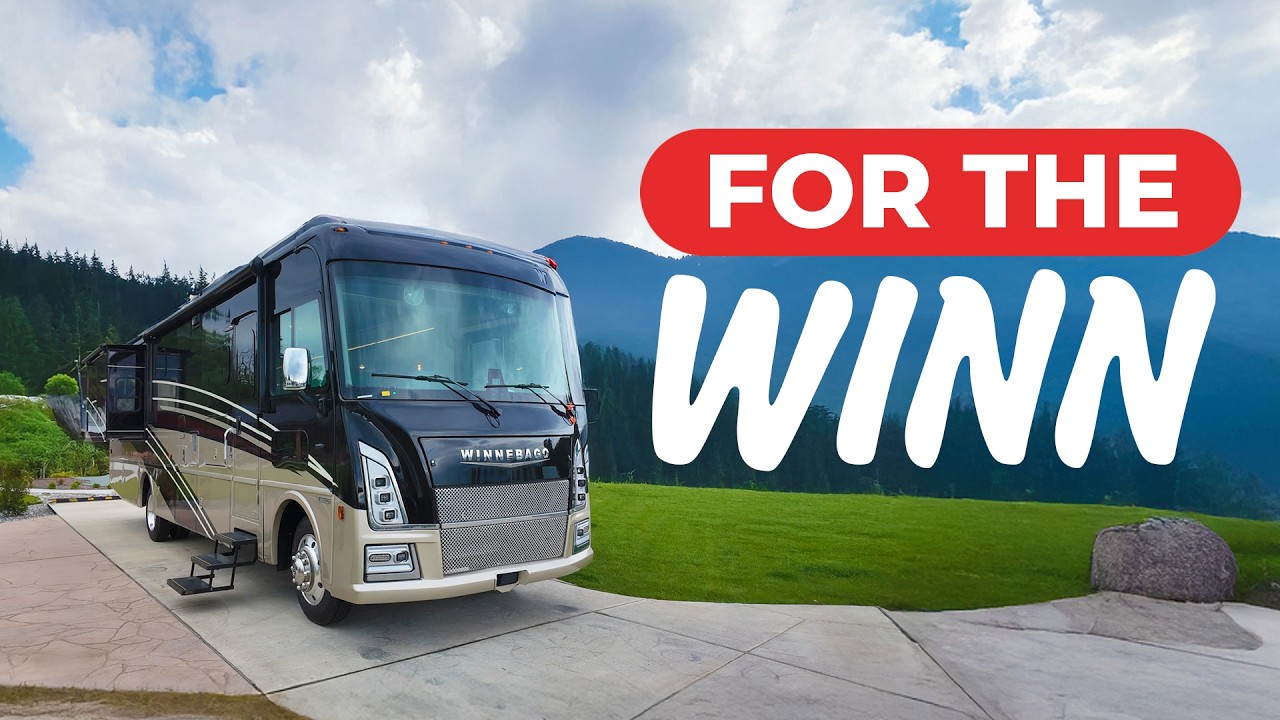 King Bed + 2 Bathrooms! 2025 Winnebago Adventurer 35F | RV Review