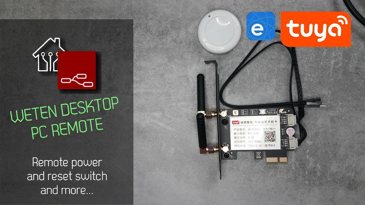 Turn on or reset your computer remotely from you phone with this WETEN desktop remote