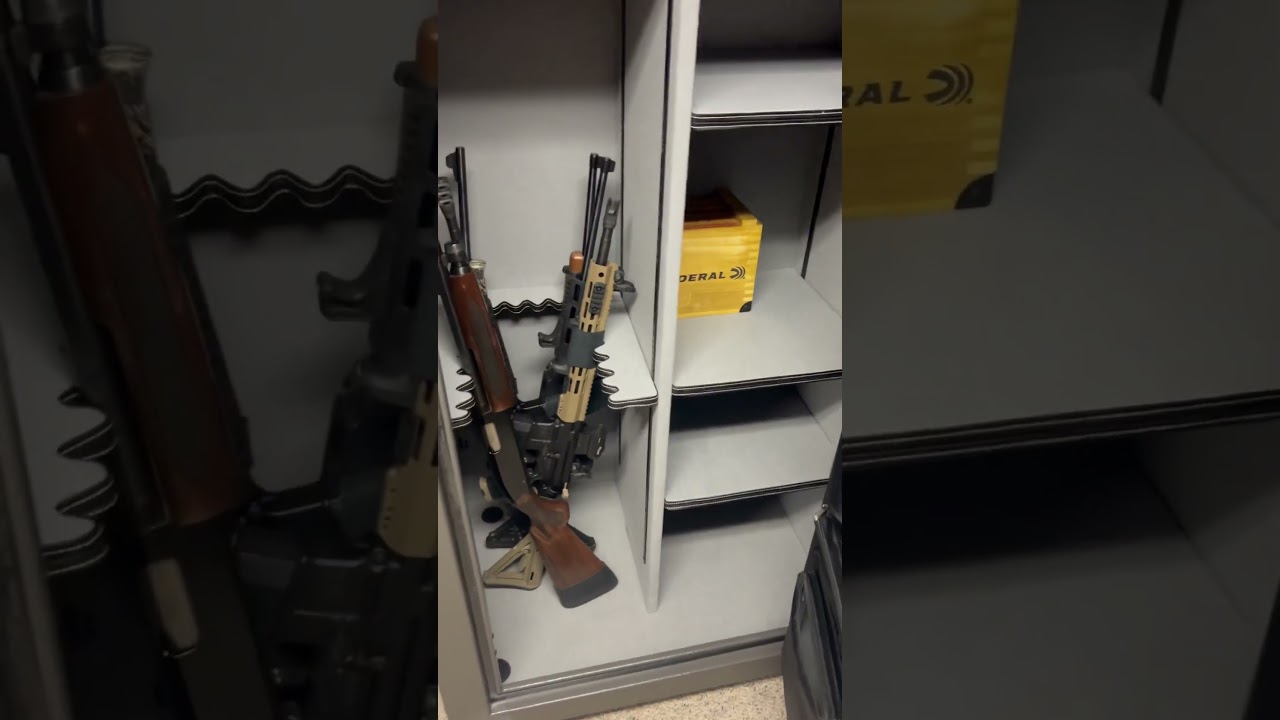 Brand new Winchester 48 gun safe🔥 #homedefense #review #viralshort #blowup #airsoft