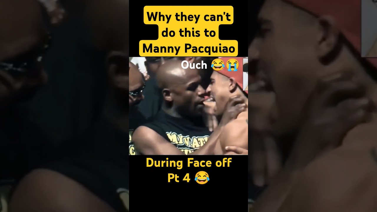 Why they Can't do this to Manny Pacquiao During Face off Part 4 #shorts