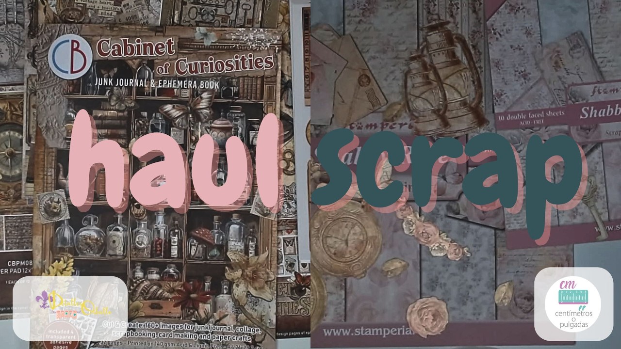 Haul de Scrapbooking 🛍️ Compras en Detalles Orvallo y Centímetros o Pulgadas