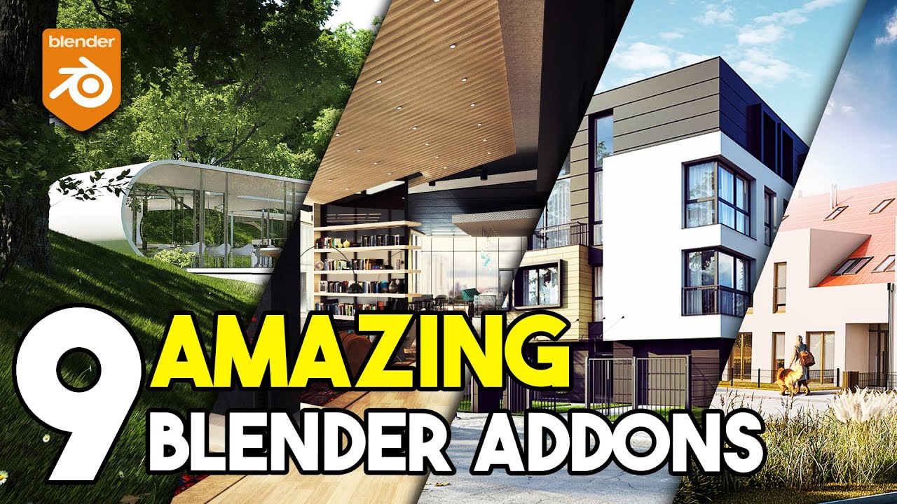 9 лучших дополнений Blender для моделирования ArchViz