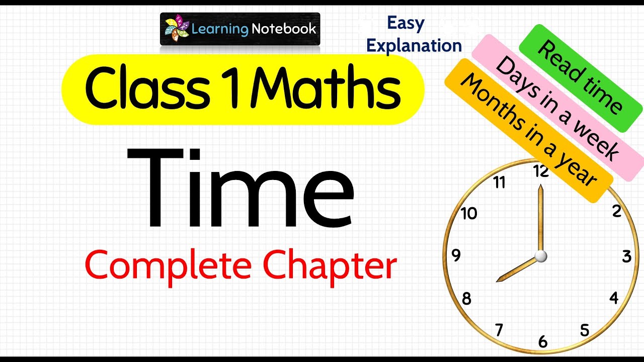 Class 1 Maths Chapter Time