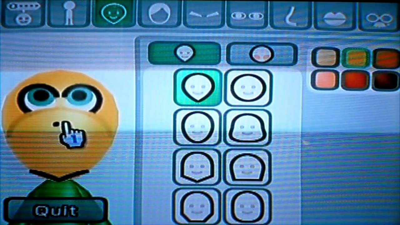 Wii- How to Make A Koopa Mii
