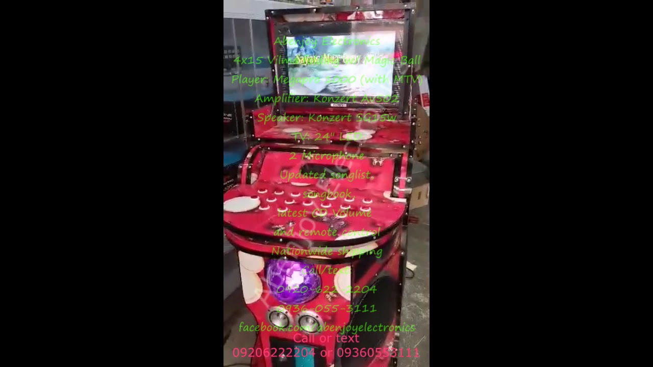 Videoke Set (4x15 Vilma Folding with Magic Ball)