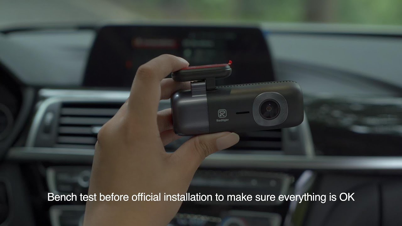 Установка Redtiger F9 4K Dual Mini DashCam