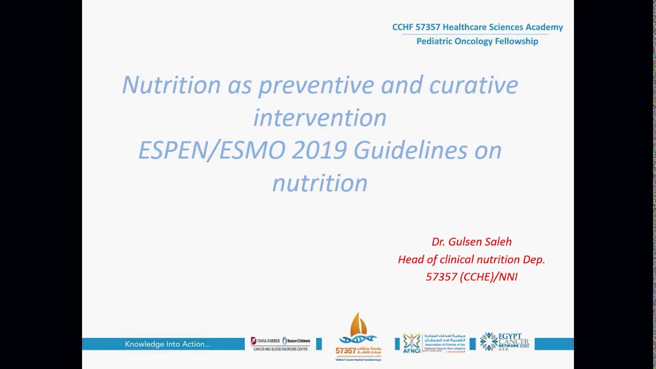 Nutrition and cancer by prof. Gulsen Saleh