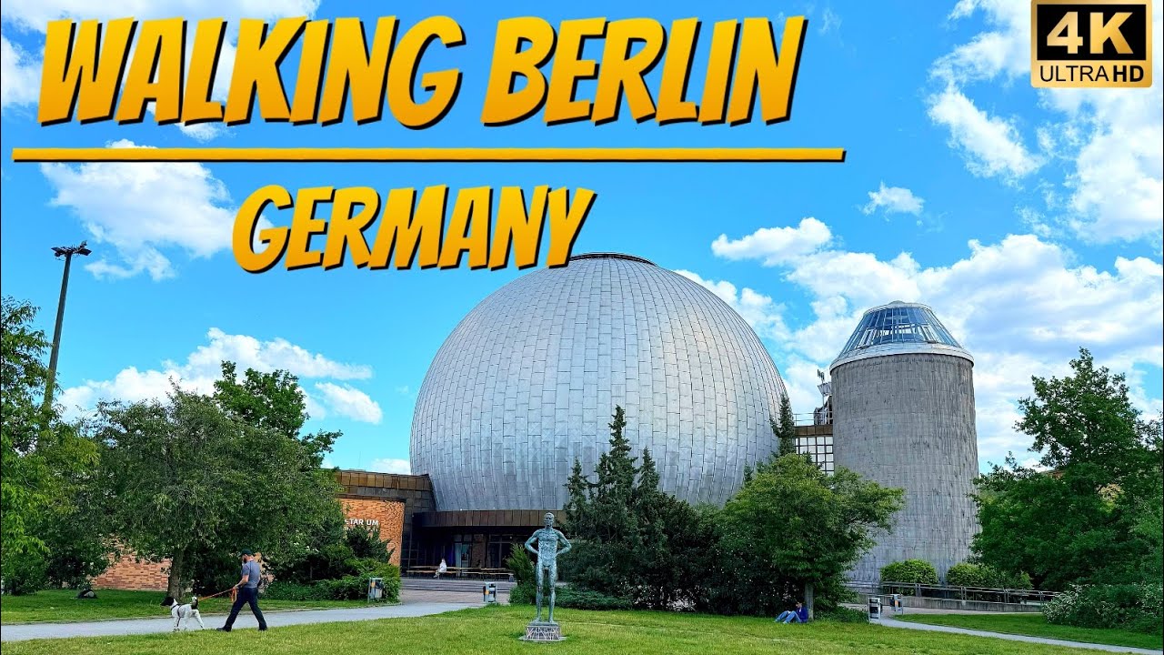 4k Walk through Prenzlauer Berg | Berlin | Germany | Ernst-Thälmann-Park | Simply Walking 4k