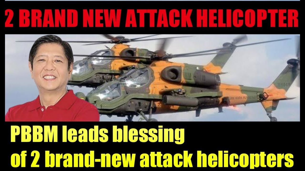 Dalawang BRAND new na Attack helicopter Ng Pilipinas .. #pilipinas #attackhelicopter