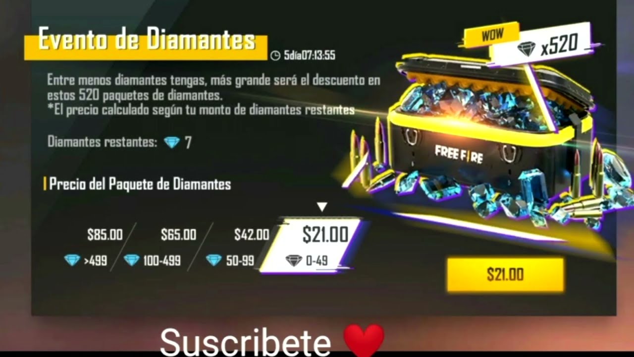 COMO FUNCIONA EL BONUS DE DIAMANTES 400% MENOS ES M&Aacute;S  FREE FIRE DICIEMBRE 2021