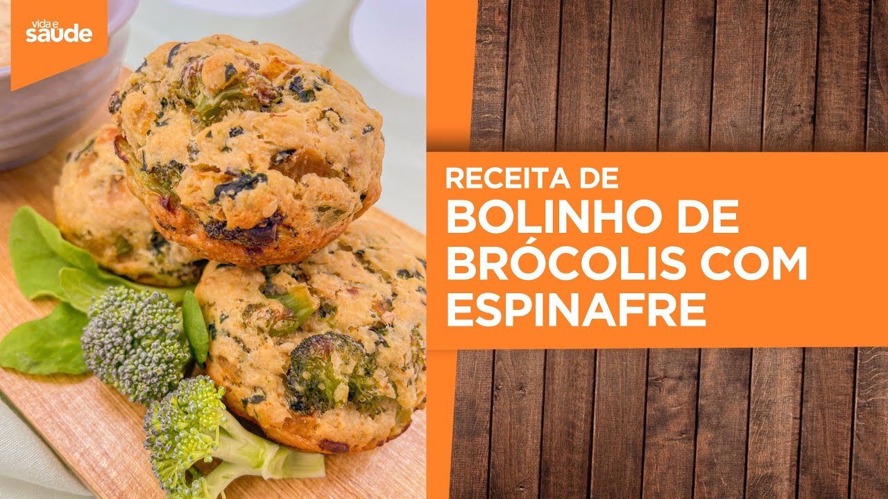 Rceeita: Bolinho de brócolis e espinafre (24/02/25)