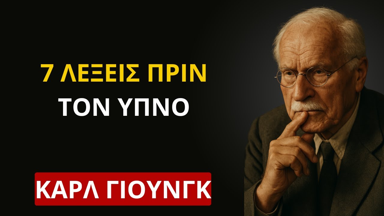 ΠΕΣ ΜΟΝΟ ΑΥΤΕΣ ΤΙΣ 7 ΛΕΞΕΙΣ ΠΡΙΝ ΚΟΙΜΗΘΕΙΣ — ΚΑΡΛ ΓΙΟΥΝΓΚ