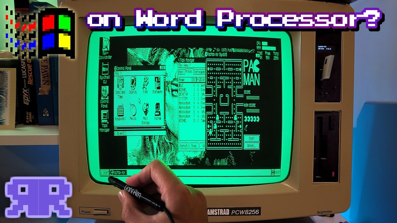 Windows on an 80s Word Processor?! | Amstrad PCW GUI!