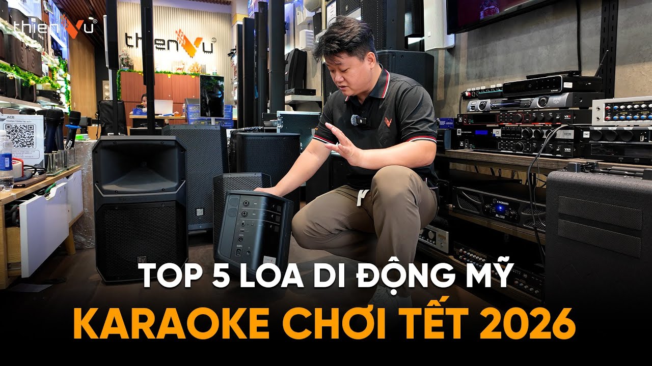 Top 5 Dòng Loa Di Động Nhập Khẩu Trên 10 Triệu: Chuyên Hát Karaoke Chơi Tết 2026