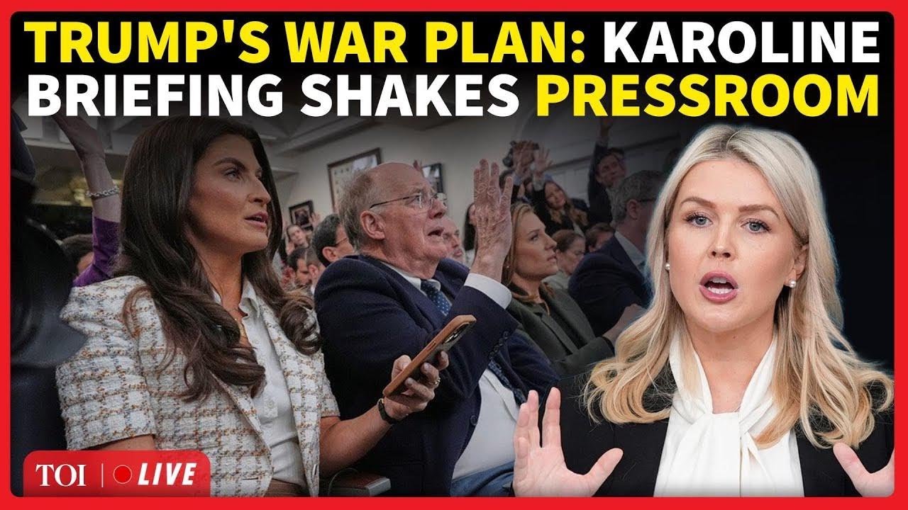'America’s War Machine...': Karoline Leavitt Unviels New War Plans As US-Iran War Intensifies