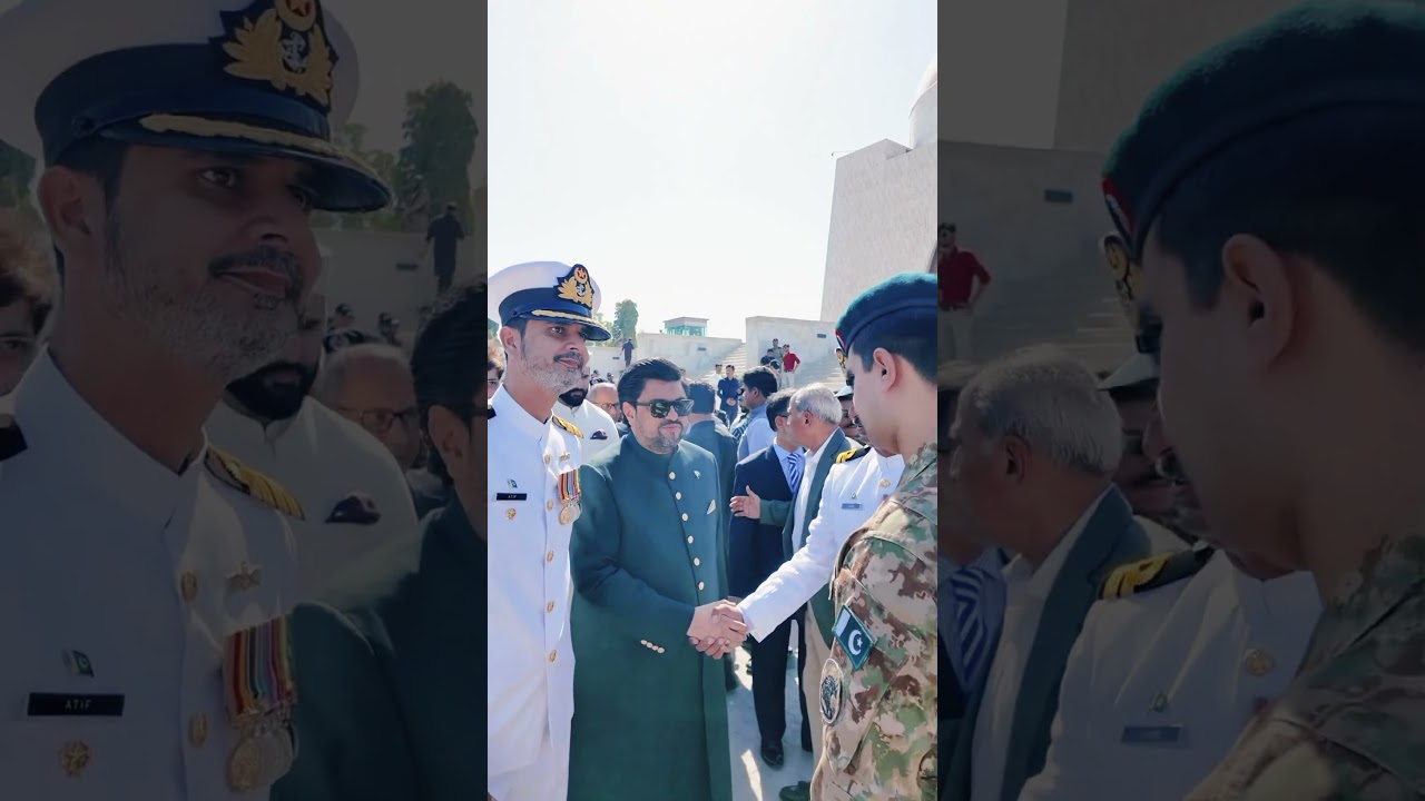 Governor Sindh Kamran Khan Tessori's visit to Mazar-e-Quaid #GovernorSindh #KamranTessori
