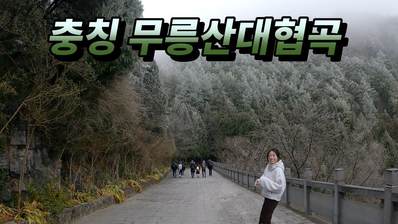충칭 무릉산대협곡 가보기