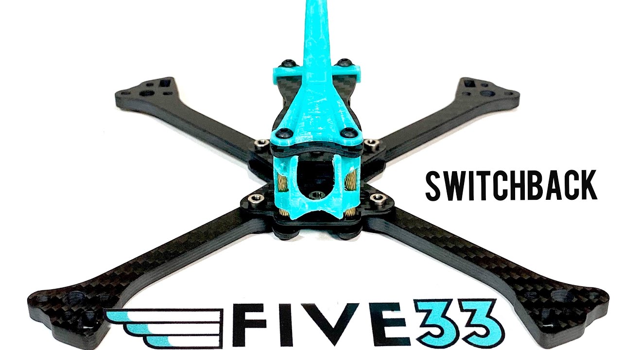 Five33 Switchback Drone Racing Frame - MultiGP Champtionship Frame flown by Evan Turner