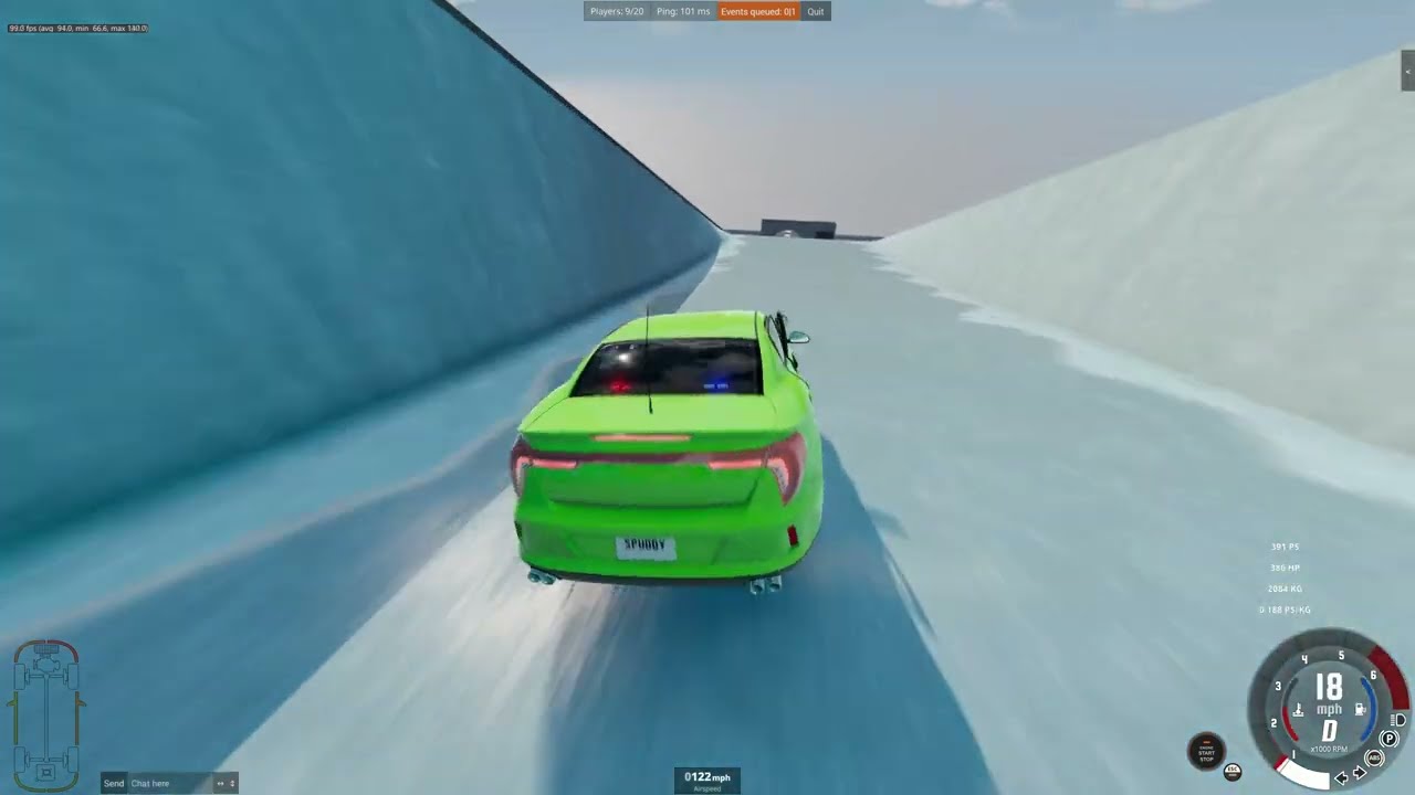Failrace Crew Down Hill Chaos Fail