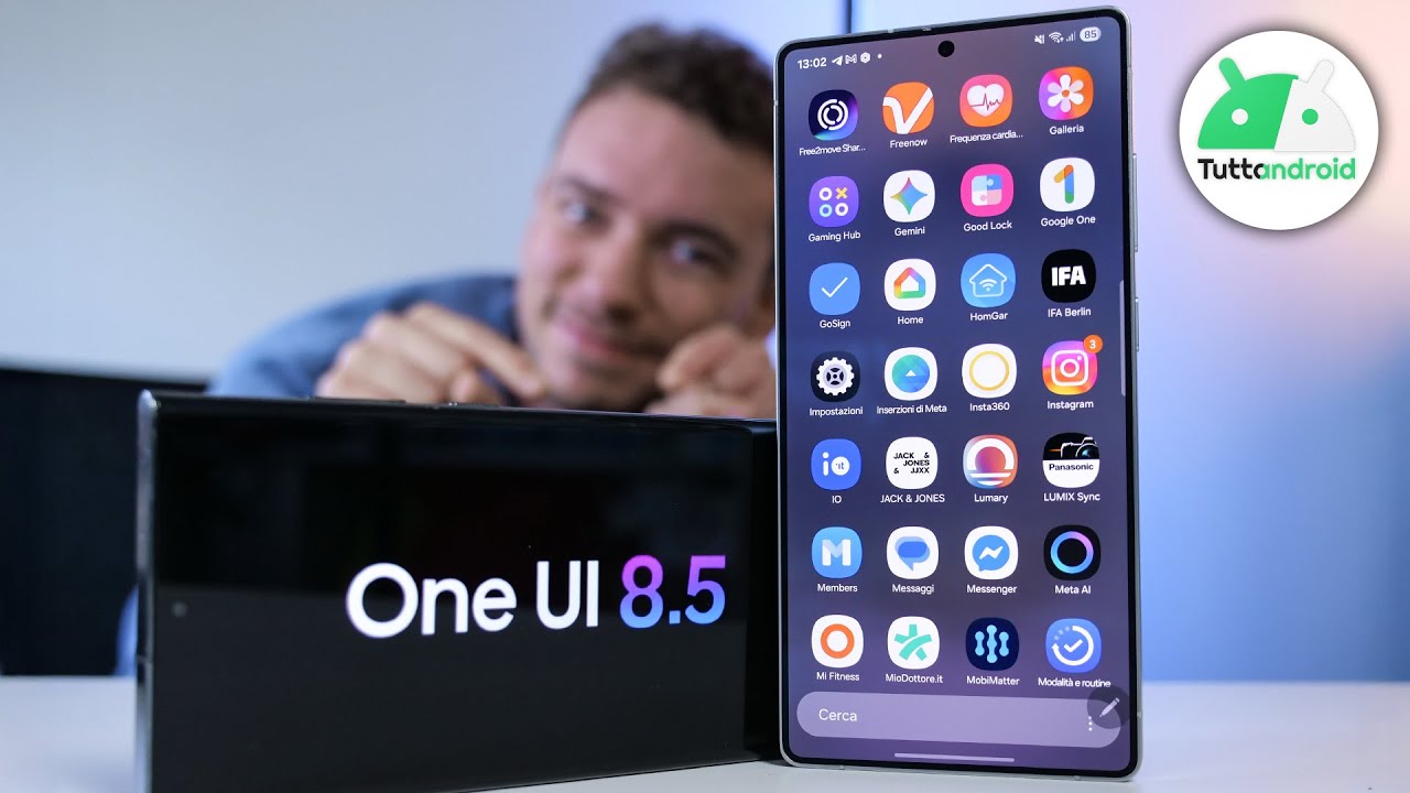 TUTTE le novità della SAMSUNG One UI 8.0, e ciò che ARRIVERÀ con la One UI 8.5