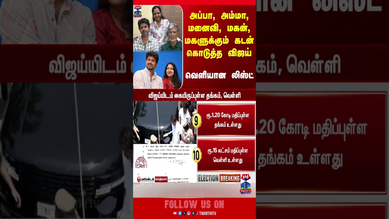 TVK | Vijay | VijayAsset | ElectionCommision | vijaysangeetha | jasonsanjay | tnelection2026